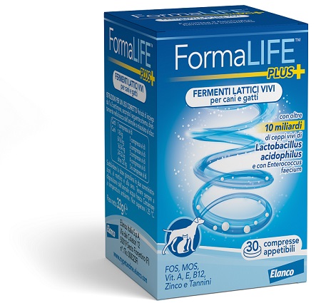 FORMALIFE PLUS FERMENTI LATTICI VIVI 30 COMPRESSE APPETIBILI - Newepa Srl