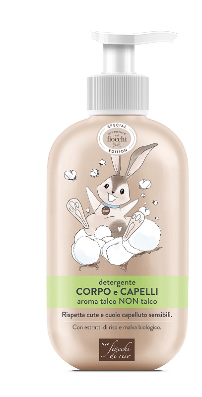 FIOCCHI DI RISO DETERGENTE CORPO CAPELLI TALCO SPECIAL 400 ML - Newepa Srl