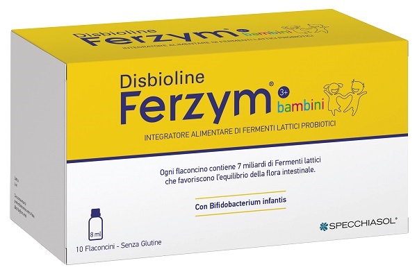 DISBIOLINE FERZYM BAMBINI 10 FLACONCINI DA 8 ML - Newepa Srl