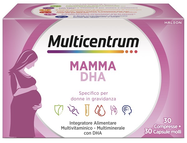 MULTICENTRUM MAMMA DHA 30 COMPRESSE + 30 CAPSULE - Newepa Srl