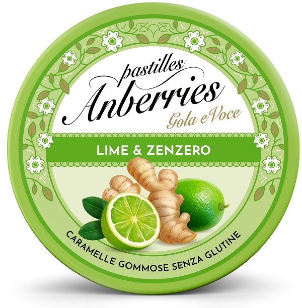 ANBERRIES LIME & ZENZERO 50 G - Newepa Srl