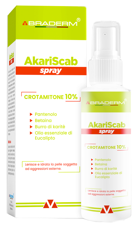 AKARISCAB SPRAY 100 ML BRADERM - Newepa Srl