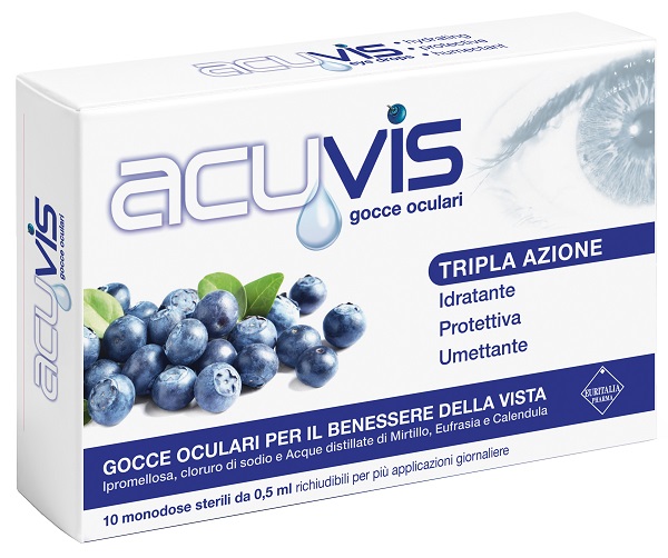 GOCCE OCULARI ACUVIS 10 FLACONCINI 0,5 ML - Newepa Srl