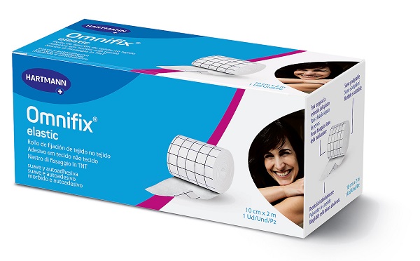 OMNIFIX ELASTIC NASTRO DI FISSAGGIO TESSUTO NON TESSUTO M2X10CM - Newepa Srl
