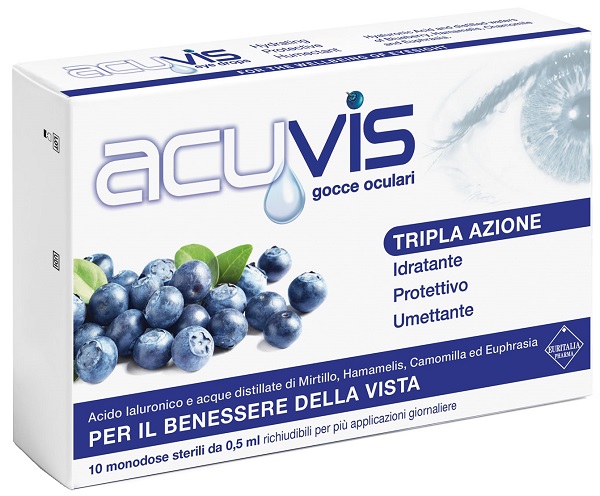 GOCCE OCULARI ACUVIS 10 FLACONCINI 0,5 ML - Newepa Srl