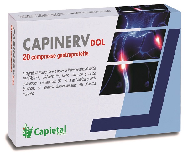 CAPINERV DOL 20 COMPRESSE GASTROPROTETTE - Newepa Srl