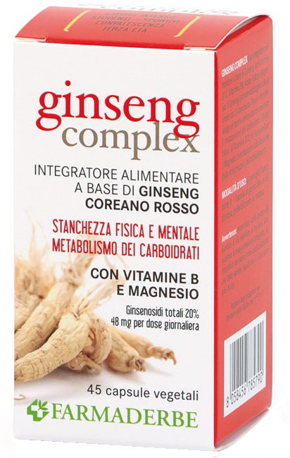 GINSENG COMPLEX 45 CAPSULE VEGETALI - Newepa Srl