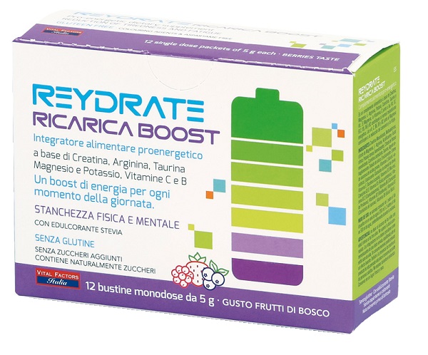 REYDRATE RICARICA FRUTTI ROSSI 12 BUSTINE - Newepa Srl