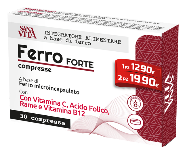SANAVITA FERRO FORTE 30 COMPRESSE - Newepa Srl