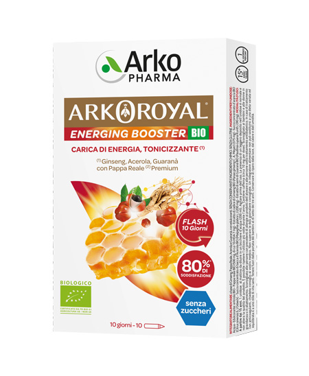 ARKOROYAL ENERGING BOOSTER BIO 10 FLACONCINI - Newepa Srl