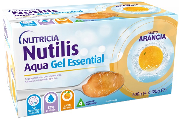 NUTILIS AQUA GEL ARANCIA 4 PEZZI DA 125 G - Newepa Srl