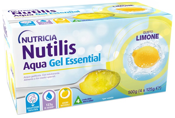 NUTILIS AQUA GEL LIMONE 4 PEZZI DA 125 G - Newepa Srl