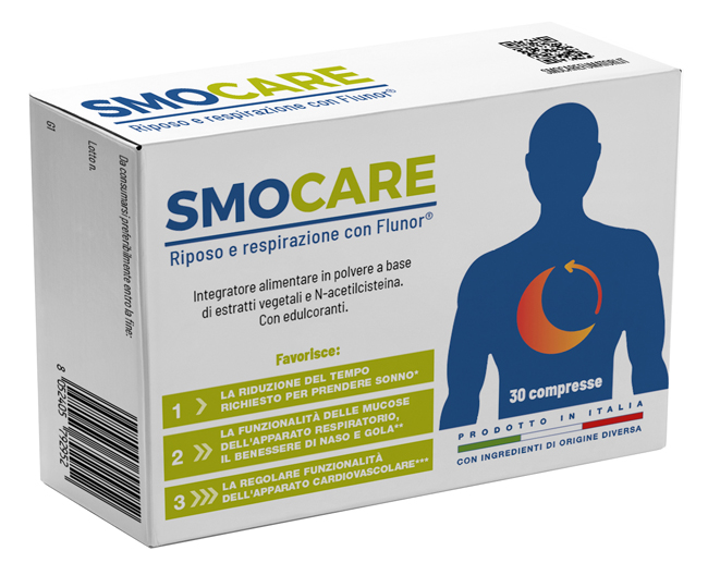 SMOCARE RIPOSO E RESPIRAZIONE CON FLUNOR 10 STICKPACK DA 3 G - Newepa Srl