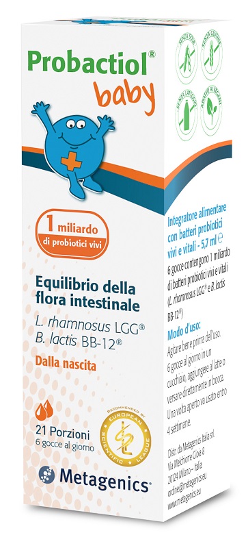 PROBACTIOL BABY GOCCE 21 PORZIONI 5 ML - Newepa Srl