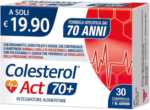 COLESTEROL ACT 70+ 30 COMPRESSE - Newepa Srl