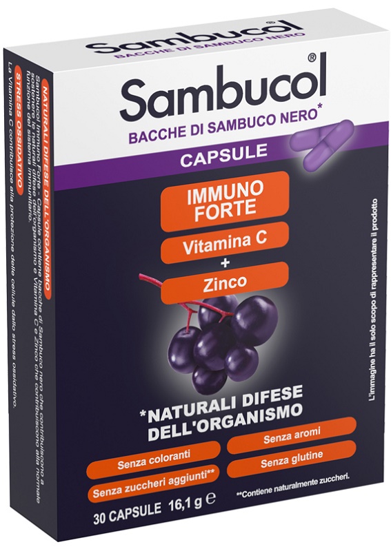 SAMBUCOL IMMUNOFORTE 30 CAPSULE - Newepa Srl