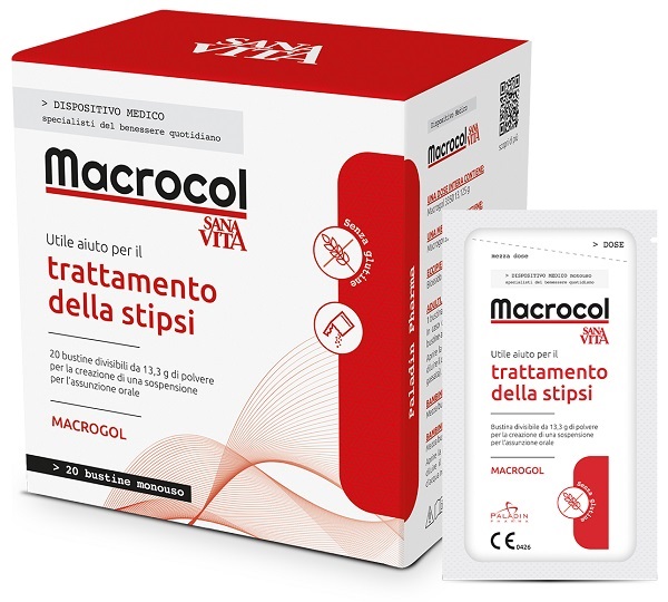 SANAVITA MACROCOL PLUS 20 BUSTINE DA 13,81 G - Newepa Srl