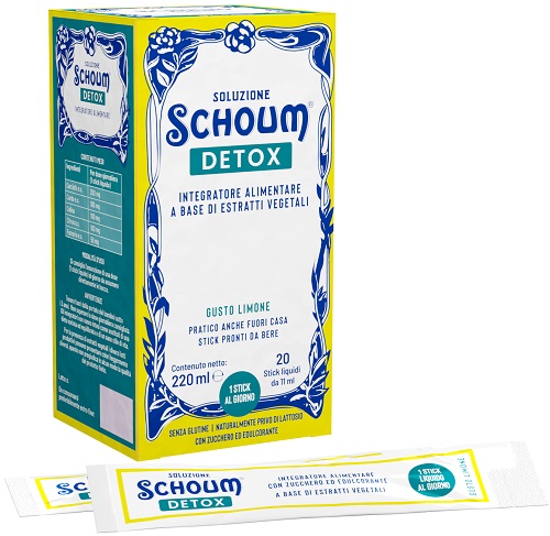 SOLUZIONE SCHOUM DETOX 20 STICK - Newepa Srl