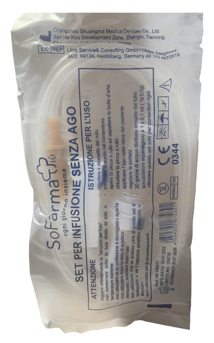 DEFLUSSORE SENZA AGO GAUGE 21 SOFARMAPIU' - Newepa Srl