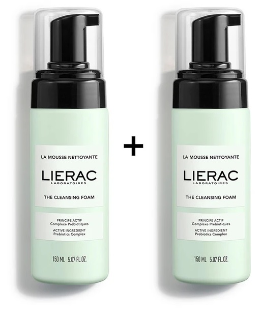 LIERAC DUO MOUSSE STRUCCANTE 150 ML 2 CONFEZIONI - Newepa Srl