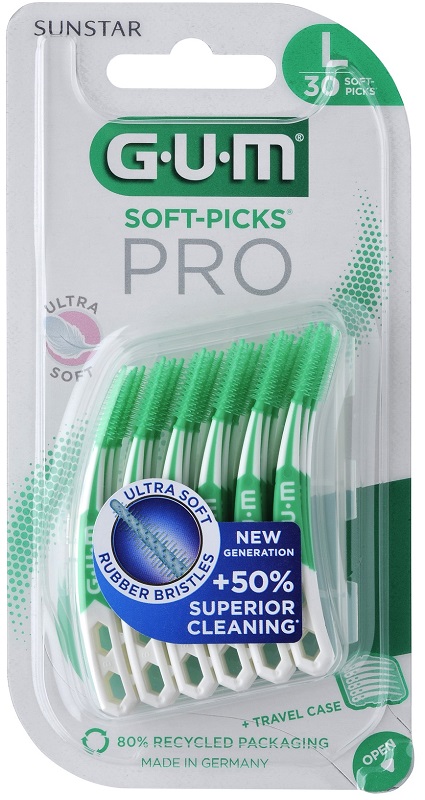 GUM SOFT PICK PRO LARGE 30 PEZZI - Newepa Srl
