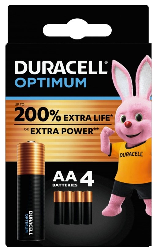 DURACELL OPTIMUM AA B4 16 PEZZI - Newepa Srl