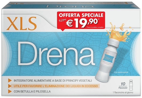 XLS DRENA 10 FLACONI DA 70 ML TAGLIO PREZZO - Newepa Srl
