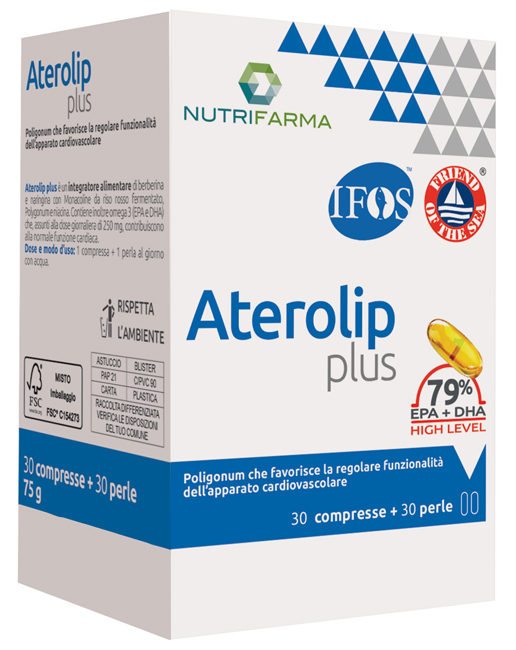 ATEROLIP PLUS 79% 30 COMPRESSE + 30 PERLE - Newepa Srl