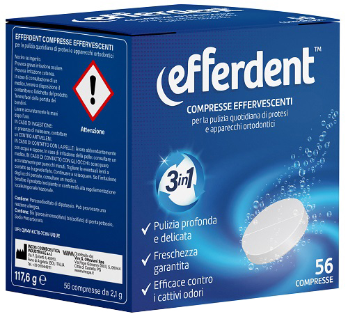 EFFERDENT 56 COMPRESSE EFFERVESCENTI - Newepa Srl