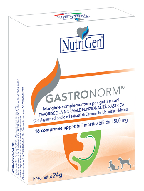 GASTRONORM 16 COMPRESSE NUTRIGEN - Newepa Srl