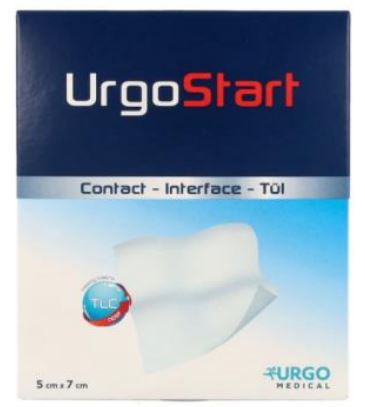 MEDICAZIONE NON ADERENTE URGOSTART CONTACT 5X7CM 3 PEZZI - Newepa Srl