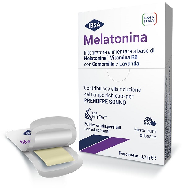 MELATONINA IBSA 30 FILM ORALI - Newepa Srl