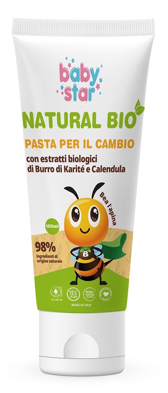BABYSTAR PASTA CAMBIO PROTETTIVA NATURAL BIO 100 ML - Newepa Srl