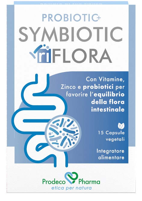 PROBIOTIC+ SYMBIOTIC RIFLORA 15 CAPSULE - Newepa Srl