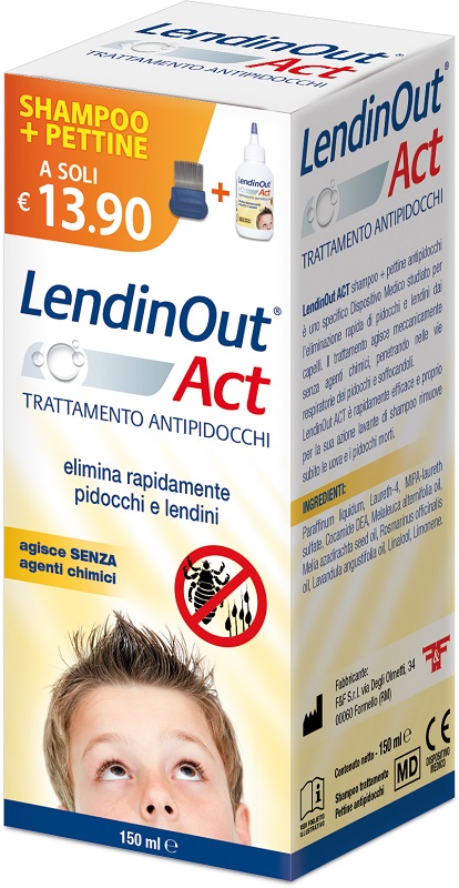 LENDINOUT ACT ANTIPIDOCCHI 150 ML - Newepa Srl