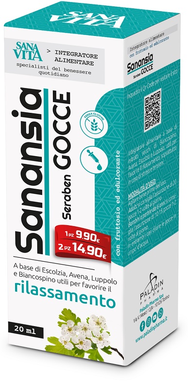 SANAVITA SANANSIA SERABEN GOCCE 20 ML - Newepa Srl