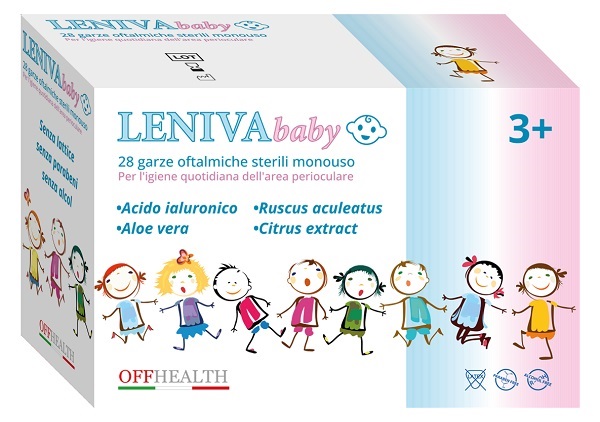 LENIVA BABY GARZE OFTALMICHE 28 PEZZI - Newepa Srl