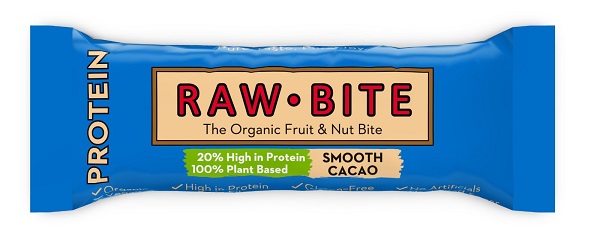 RAW BITE PROTEIN SMOOTH CACAO BARRETTA 45 G - Newepa Srl