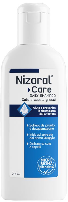 NIZORAL CARE DAILY SHAMPOO CUTE & CAPELLI GRASSI 200 ML - Newepa Srl