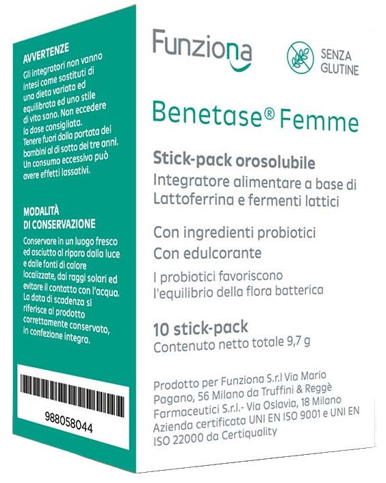 BENETASE FEMME 10 STICK PACK - Newepa Srl