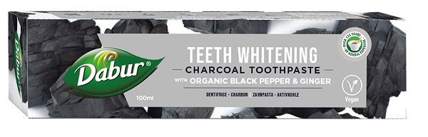DABUR DENTIFRICIO CHARCOAL GINGER BIO 100 ML - Newepa Srl