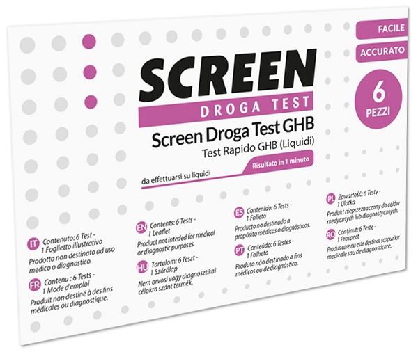 SCREEN DROGA TEST GHB TEST RAPIDO 6 PEZZI - Newepa Srl