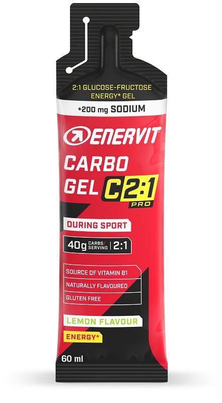 ENERVIT C2 1 PRO CARBO GEL LEMON CON SODIO 60 ML - Newepa Srl