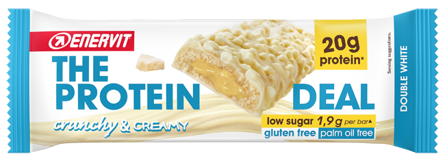 ENERVIT PROTEIN DEAL BAR DOUBLE WHITE 55 G - Newepa Srl