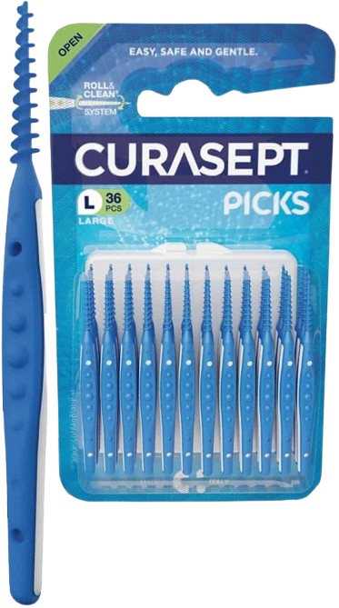 CURASEPT PICKS LARGE 36 PEZZI - Newepa Srl
