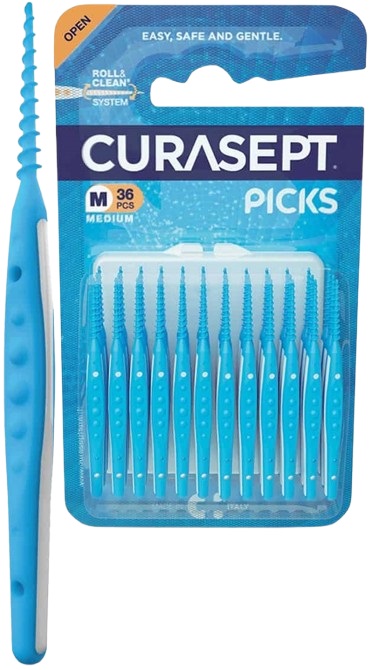 CURASEPT PICKS MEDIUM 36 PEZZI - Newepa Srl