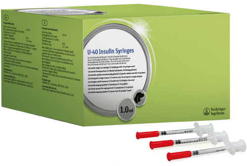 PROZINC SIRINGA INSULINA U-40 USO VETERINARIO 1 ML 12 BUSTE DA 10 SIRIGHNE - Newepa Srl