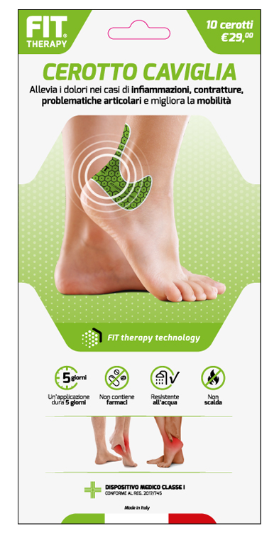 FIT THERAPY CEROTTO CAVIGLIA 10 PEZZI - Newepa Srl