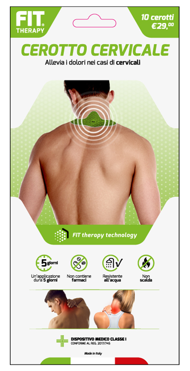 FIT THERAPY CEROTTO CERVICALE 10 PEZZI - Newepa Srl