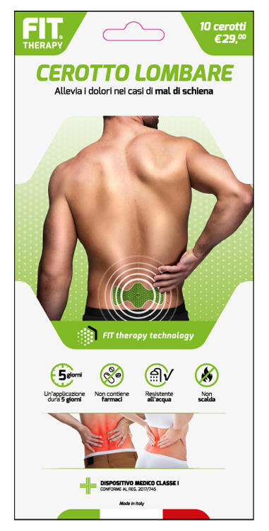 FIT THERAPY CEROTTO LOMBARE 10 PEZZI - Newepa Srl